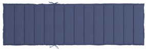 Almofadão de espreguiçadeira tecido oxford azul-marinho