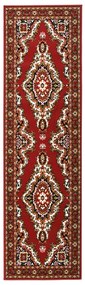 vidaXL Passadeira 100x400 cm polipropileno vermelho oriental