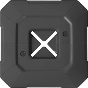 Outsunny Base para Chapéu de Sol de 2 Peças em HDPE Recarregável com Água 80 kg ou Mistura de Areia e Água 105 kg Preto | Aosom Portugal