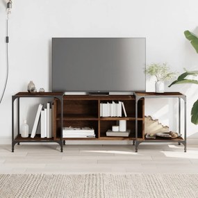 Móvel de TV 153x37x50 cm derivados de madeira carvalho castanho