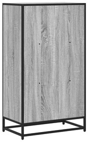 Estante 60x35x107,5 cm derivados de madeira cinzento sonoma