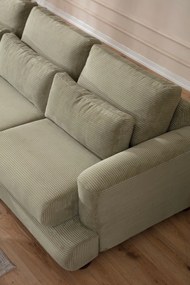 Sofá de 4 Lugares River – Verde – 330x105x90 cm