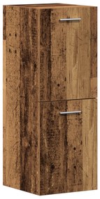 Conjunto de Móveis para Casa de Banho 4 Peças Madeira Antiga