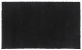 Tapete de porta 90x150 cm fibra de coco tufada preto