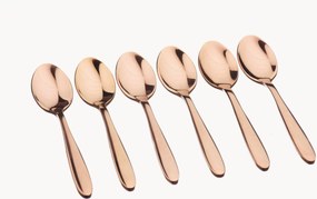 Colheres em aço inoxidável polido Nude, conjunto de 6