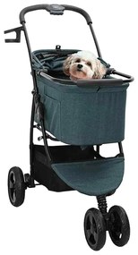 Carrinho de Pet Dobrável Verde 78 x 54 x 101 cm Tecido Oxford