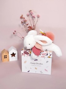 Boneco-doudou Happy, 25 cm - DOUDOU ET COMPAGNIE pau-rosa
