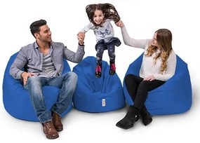 Puff de Jardim Iyzi 100 – Azul – 100x100x65 cm | Tribo Home