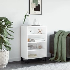 827236 vidaXL Armário alto 57x35x90 cm derivados de madeira branco