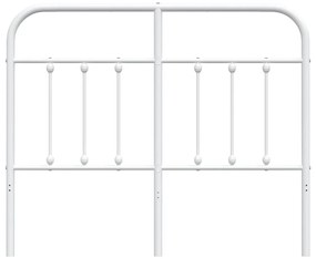 Cabeceira de cama 120 cm metal branco