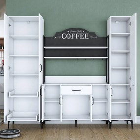 Armário Multiusos JE150 – Branco – 220x198,6x40 cm