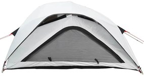 Tenda de campismo p/ 1 pessoa tecido opaco impermeável branco