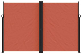 Toldo lateral retrátil 220x1000 cm terracotta