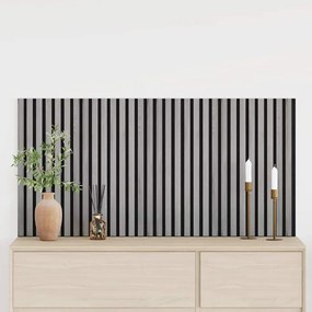 vidaXL Painéis de parede acústicos 2 pcs ripado 60,5x60 cm