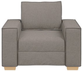 Sofá-cadeira Taupe 60 cm Tecido