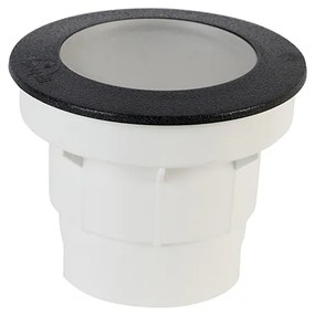 Foco de solo exterior moderno preto incl. LED IP67 - Ceci Moderno