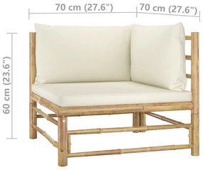 Conjunto Lounge Sook em Bambu - Design Natura