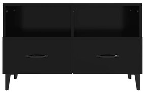 Móvel p/ TV 80x36x50 cm derivados de madeira preto