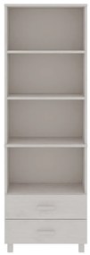 Aparador alto HAMAR 60x35x180 cm pinho maciço branco