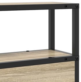 Cabeceira de armazenamento com cabeceira Carvalho Sonoma 135 cm