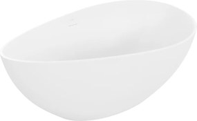 Mexen Parma banheira independente de conglomerado 160 x 95 cm, branco mate - 57231609500