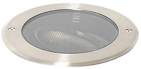 Foco de chão exterior em aço AR111 ajustável IP65 - Delux Honey Moderno