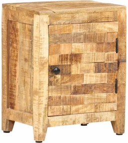 vidaXL Mesa de cabeceira 40x30x50 cm madeira de mangueira maciça