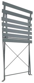 3 pcs conjunto bistrô aço cinzento