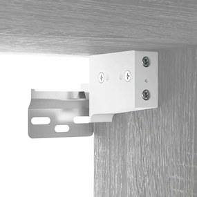 Móveis TV 2pcs 80x30x30 cm derivados madeira cinzento sonoma