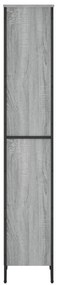 Estante 50x31x169 cm derivados de madeira cinzento sonoma