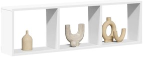 Armário de parede 100x16x30 cm derivados de madeira branco