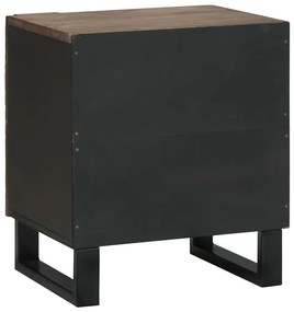 Cômoda de Cabeceira 40 x 33,5 x 46 cm - Madeira Maciça de Mangueira