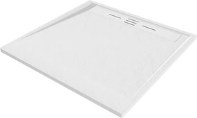 Mexen Amon base de duche quadrada SMC 100 x 100 cm, branca - 4F101010