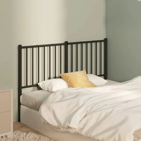 Cabeceira de cama 120 cm metal preto