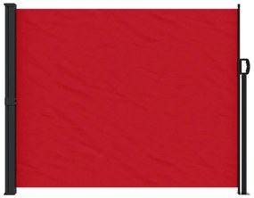 Toldo lateral retrátil 160x600 cm vermelho
