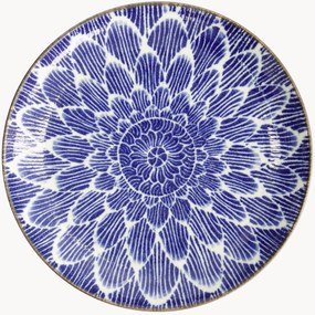 Pratos redondos de porcelana Ohuke Dahlia, conjunto de 6