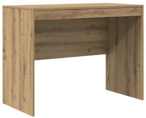 Secretária Carvalho Artesanal MDF 100 x 50 x 76 cm Simples