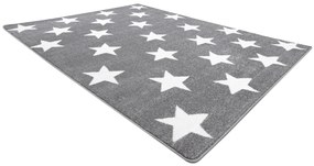 Tapete SKETCH - FA68 cinzento/creme - Estrelas Estrelinhas