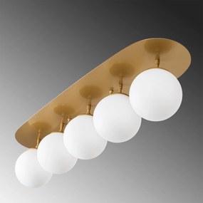 Candeeiro de Tecto Well – Dourado – 90 x 23 x 25 cm