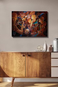 Tela Decorativa Modelo 1392982406 – Multicolor – 50 x 70 cm