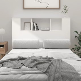 vidaXL Armário de cabeceira 120x18,5x102,5 cm branco