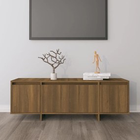 813052 vidaXL Móvel de TV 120x30x40,5 cm aglomerado cor carvalho castanho
