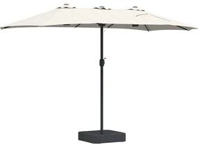 Guarda-sol de Jardim Areia 385 x 209 x 244 cm tecido