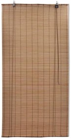 Estores de rolo 2 pcs 80 x 160 cm bambu castanho