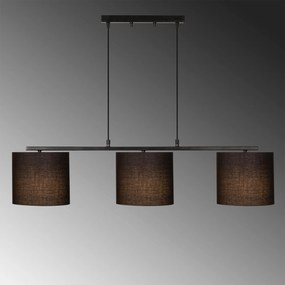 Candeeiro de Teto Valiz – Preto – 110 x 20 cm