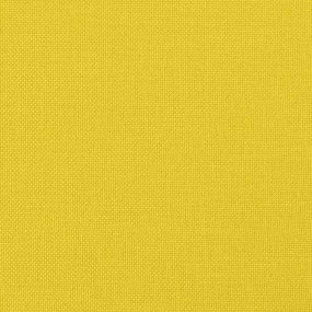 Poltrona 60 cm tecido amarelo-claro