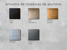 Espelho LED com moldura para casa de banho M3
