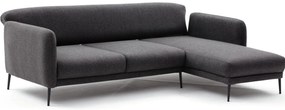 Sofá-Cama de Canto Venus – Antracite – 265x80x163 cm
