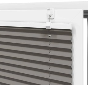 Antracite Plissada Cega 80x150 cm Largura Tecido 79,4 cm