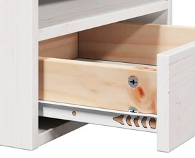 Mesas de cabeceira com gaveta 2 pcs Branco 38 x 36 x 29,5 cm